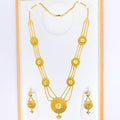 Impressive Opulent 22k Gold Domed Necklace Set