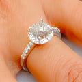 Attractive 18K Gold + Diamond Setting