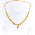 Classic Evergreen 22k Gold Motif Necklace 