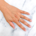 Impressive 18K Gold + Diamond Setting
