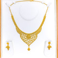 Tasteful Vintage Style 22k Gold Necklace Set