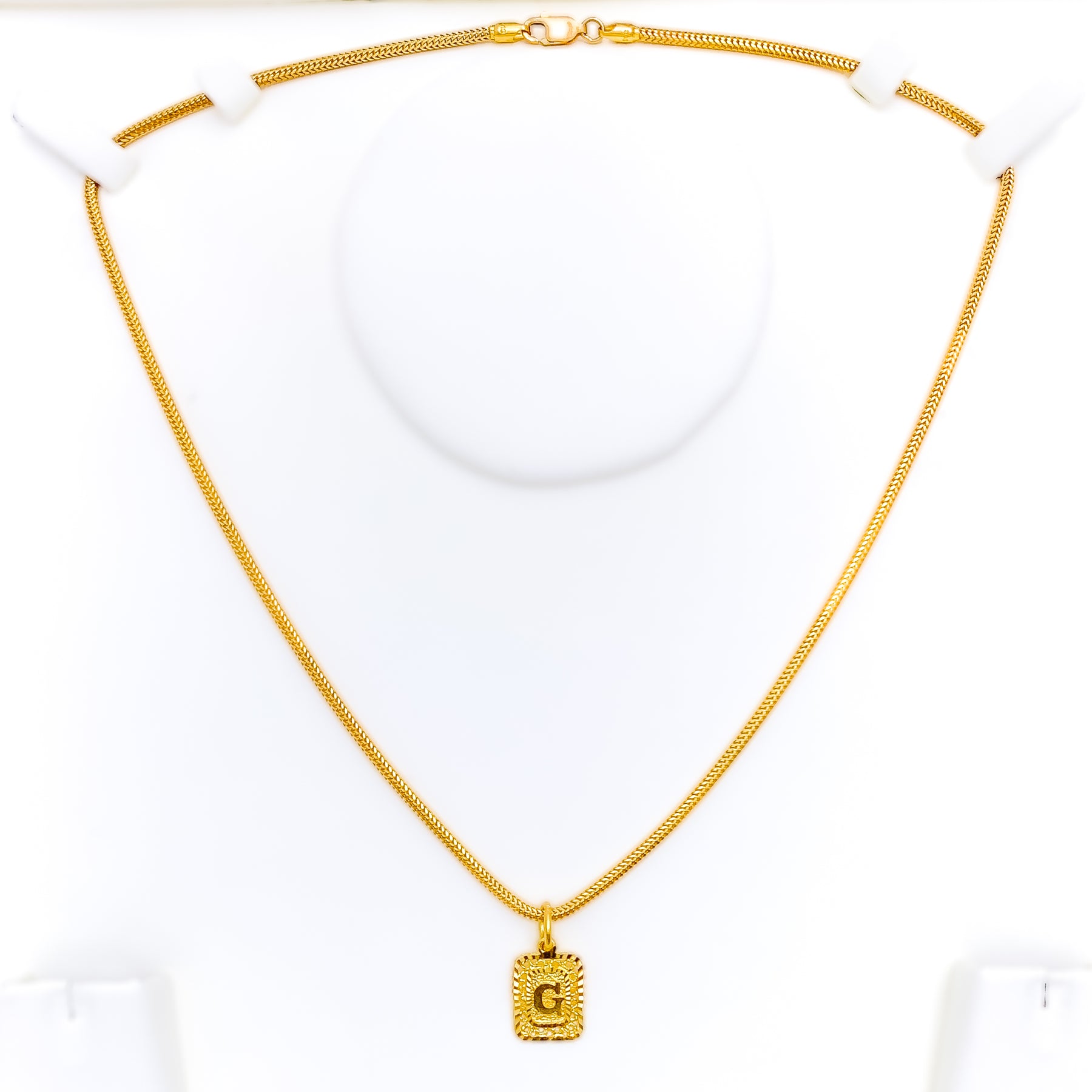 G 22k Gold Letter Pendant – Andaaz Jewelers