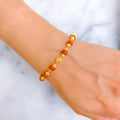 Classic Radiant 22k Gold Rudraksh Bracelet
