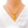 Chic Timeless 22k Gold Pendant 