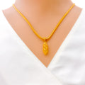 Chic Timeless 22k Gold Pendant 