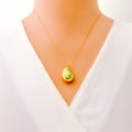 delightful-trendy-21k-gold-necklace