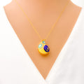 colorful-impressive-21k-gold-cz-necklace