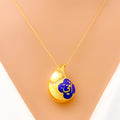 fashionable-jazzy-21k-gold-cz-necklace