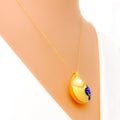 fashionable-jazzy-21k-gold-cz-necklace
