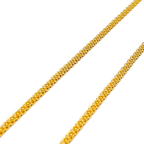 Opulent Radiant 22K Gold Anklet Pair