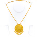 Royal Paisley 22k Gold Tassel Pendant 