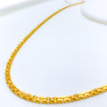 Double Wide Flat Link 22K Gold Chain