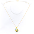 delightful-trendy-21k-gold-necklace
