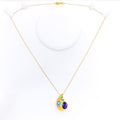 colorful-impressive-21k-gold-cz-necklace