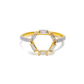 Exquisite Charming Halo 18K Gold + Diamond Ring 