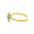 Iconic Couture Floral 18K Gold + Diamond Ring