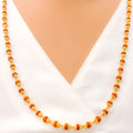 Decorative 22k Gold Rudraksh Necklace 