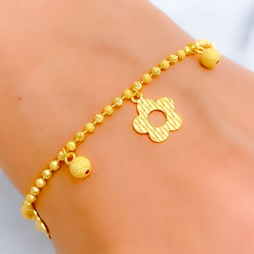 22K Gold Bracelet for Teenagers & Women - Extra Small Size - 235-GBR2760 in  10.050 Grams
