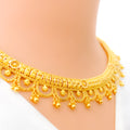 Luscious Laced 22k Gold Necklace Set 