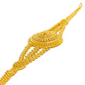 Extravagant Dual Layered 22k Gold Bead Bracelet 