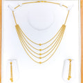 Elegant Extravagant 22K Gold Five Lara Necklace Set