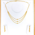 Reflective Three Lara 22K Gold Necklace Set