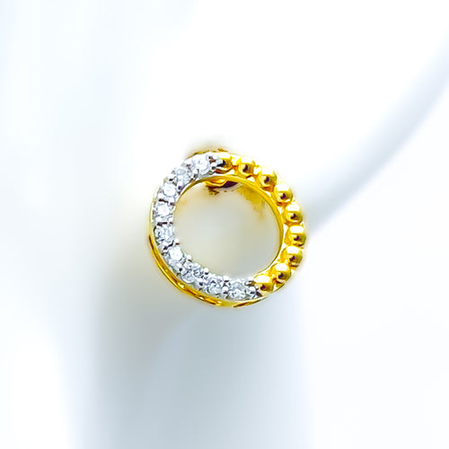 Minimalist Radiant 18K Gold + Diamond Earrings
