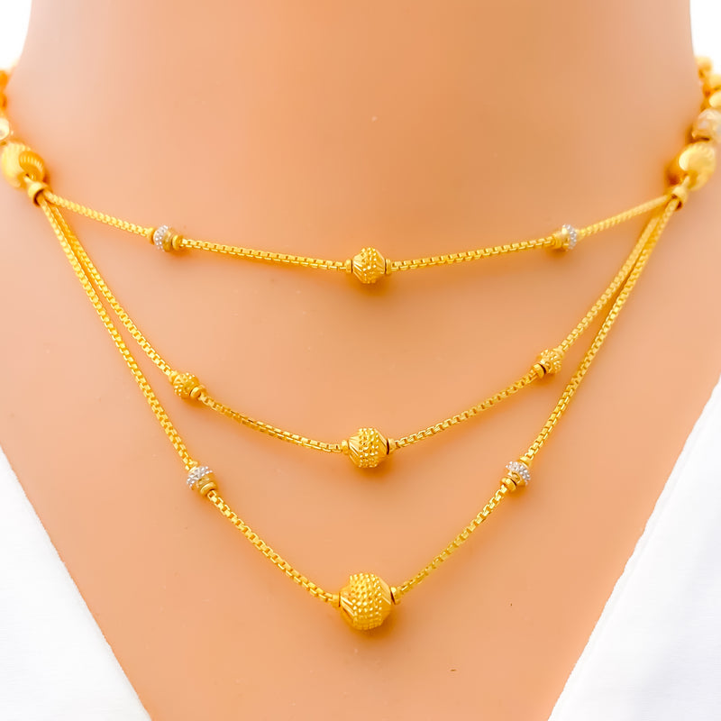 two-tone-elongated-orb-22k-gold-necklace-set