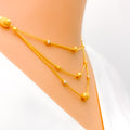 two-tone-elongated-orb-22k-gold-necklace-set