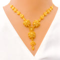 Posh Leaf Motif 5-Piece 21k Gold Necklace Set