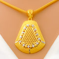 fashionable-detailed-22k-gold-pendant-set