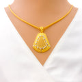 fashionable-detailed-22k-gold-pendant-set