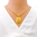 delightful-two-tone-22k-gold-pendant-set