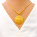 beautiful-round-22k-gold-pendant-set