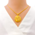 grand-flower-22k-gold-pendant-set