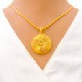 grand-flower-22k-gold-pendant-set