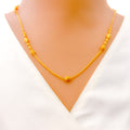 Charming Chic 22k Gold Necklace 