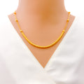 Upscale Multi Bead 22k Gold Necklace