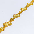 Charming Regal 22K Gold Bracelet