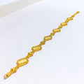 Charming Regal 22K Gold Bracelet