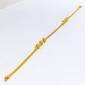 Shimmering Beaded 22K Gold Bracelet