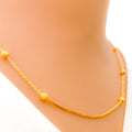 Graceful Slender 22k Gold Necklace 