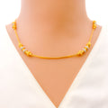 Stylish Palatial 22k Gold Necklace 