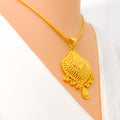 Special Multi-Bead 22k Gold Pendant Set 