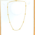 Wavy Orb 22k Gold Chain - 18" wavy-orb-22k-gold-chain-18