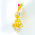decadent-shimmering-22k-gold-jhumki-earrings
