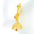 lovely-meenakari-22k-gold-jhumki-earrings