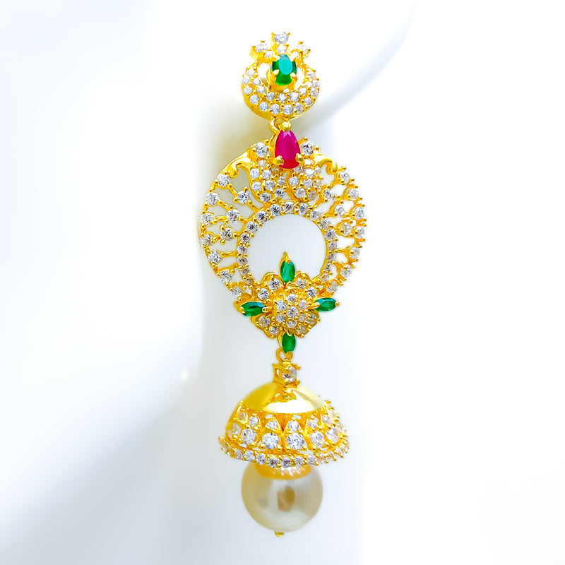 iconic-lustrous-22k-gold-jhumki-earrings