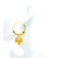 Palatial Bright 22K Gold Chandelier Meena Bali Earrings 