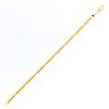 Luscious Lightweight 22K Gold Thin Bracelet